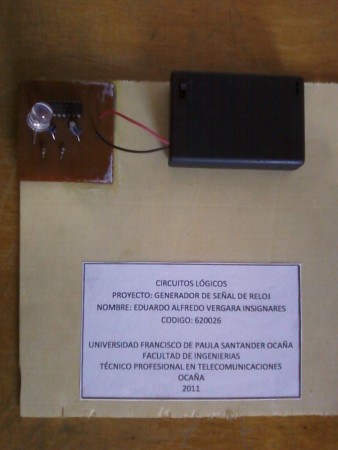Generador de Señal del reloj